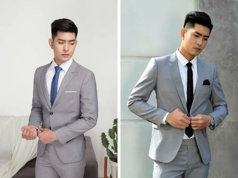 Áo vest xanh kẻ caro cho quý ông lịch lãm