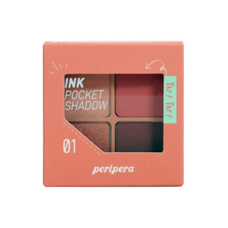 Bảng màu 01 Hearty Spring - Peripera Ink Pocket Shadow Palette