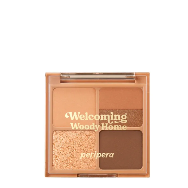 Bảng màu 06 Welcoming Wood - Peripera Ink Pocket Shadow Palette