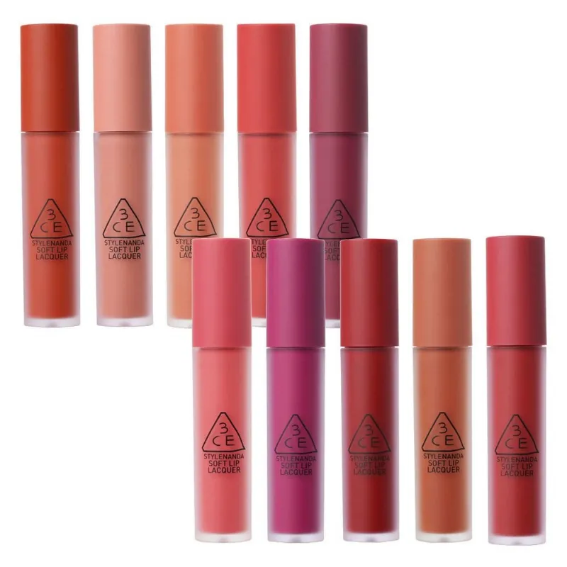 Bộ sưu tập son 3CE Soft Lip Lacquer