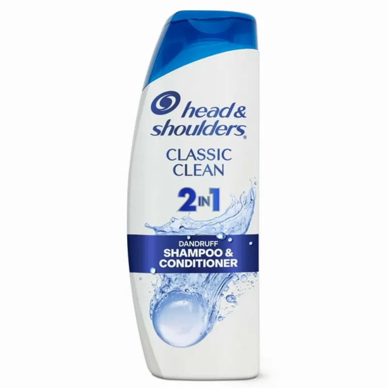 Hình ảnh Head & Shoulders 2 in 1 Dandruff Shampoo and Conditioner, Classic Clean, 12.5 fl oz