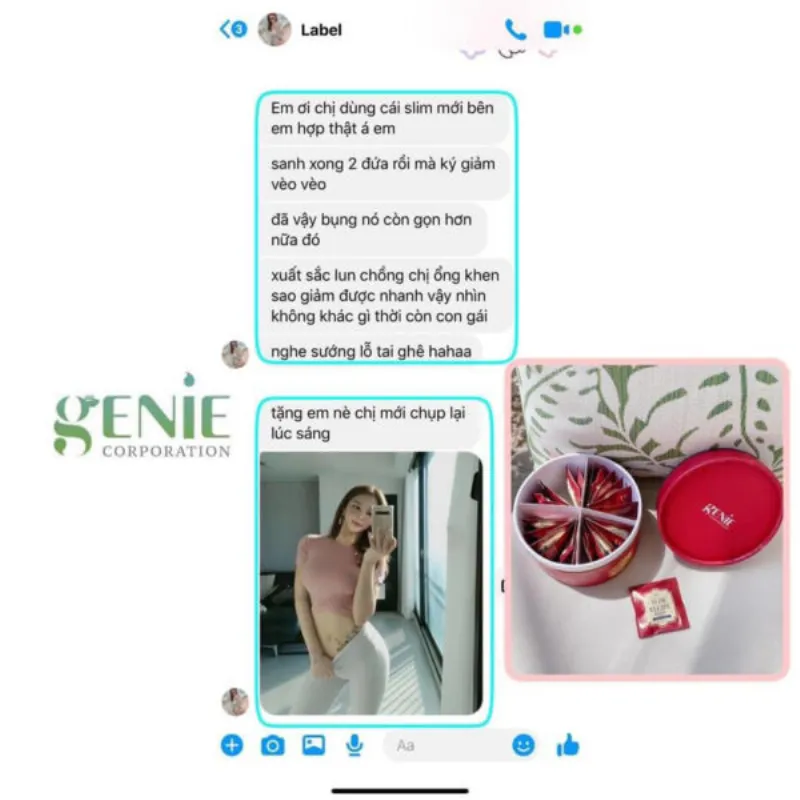 Hướng dẫn sử dụng viên uống giảm cân toàn thân Genie Slim Recipe Plus