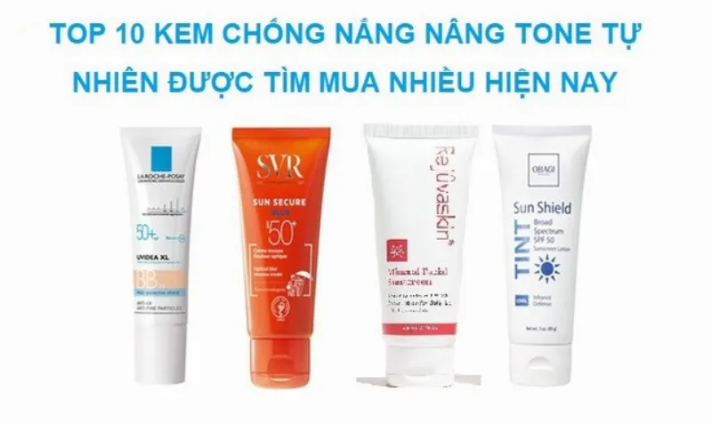 Kem chống nắng nâng tone tự nhiên - Ảnh 1.