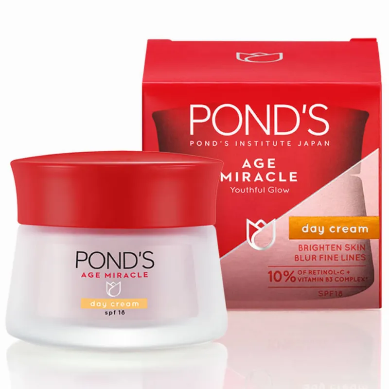 Kem Dưỡng Da Pond's Ban Ngày Chống Lão Hoá Bảo Vệ Da SPF 18 PA++ 50g