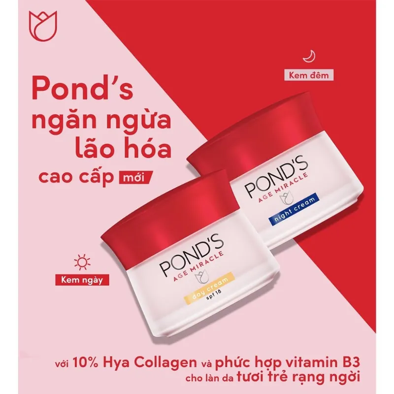 Kem dưỡng Pond's Age Miracle chống lão hoá ban ngày Day Cream