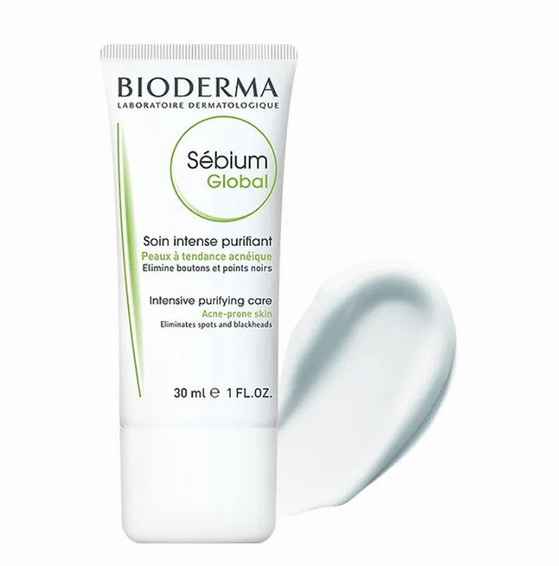 Kem làm giảm mụn Bioderma Sebium Global