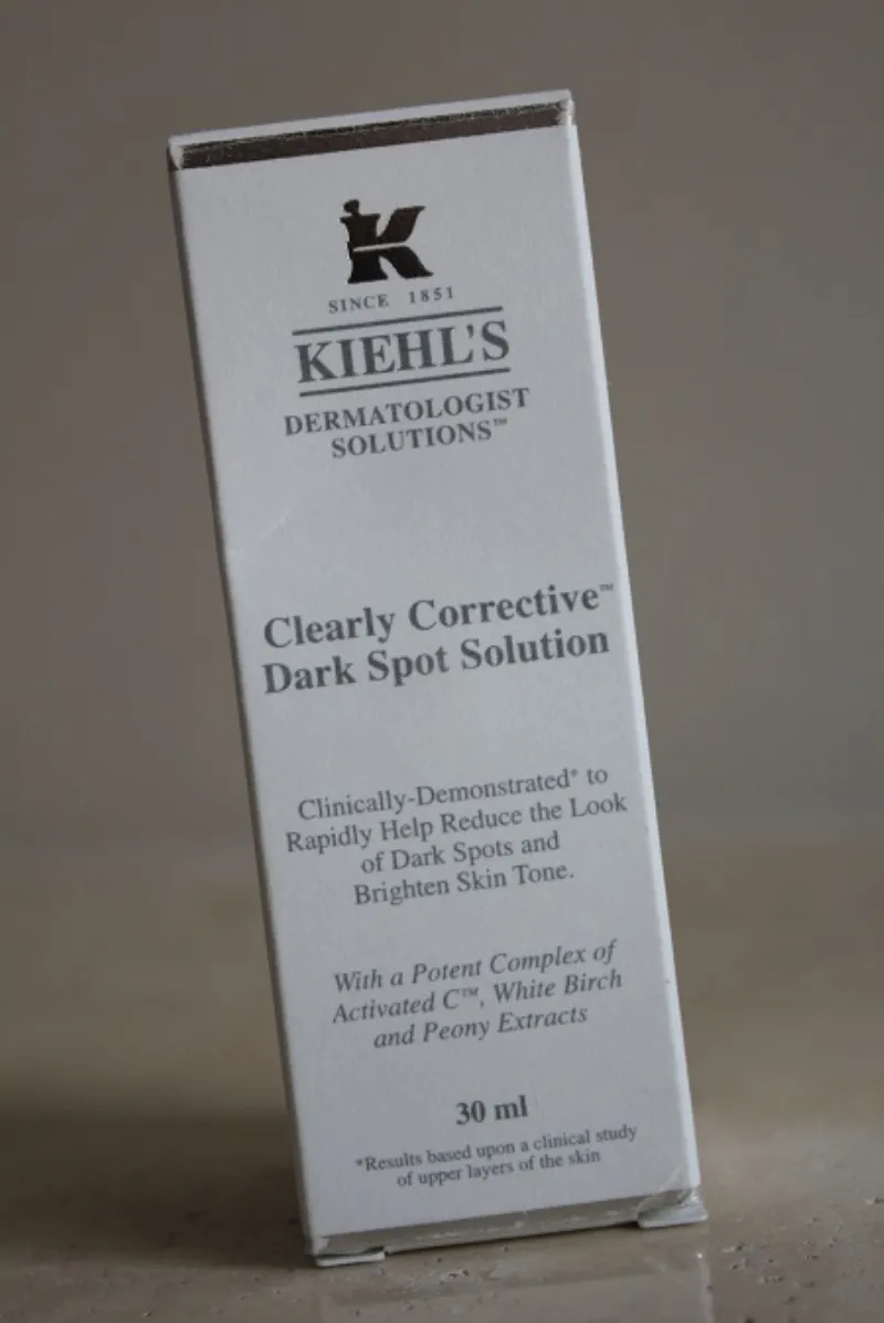 Kiehl's Clearly Corrective Dark Spot Solution review - Kết quả sau khi sử dụng