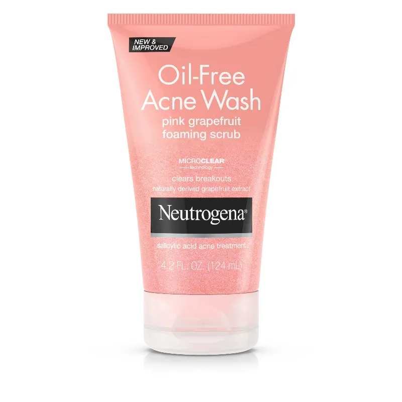 Neutrogena Oil-Free Acne Wash Pink Grapefruit Foaming Scrub