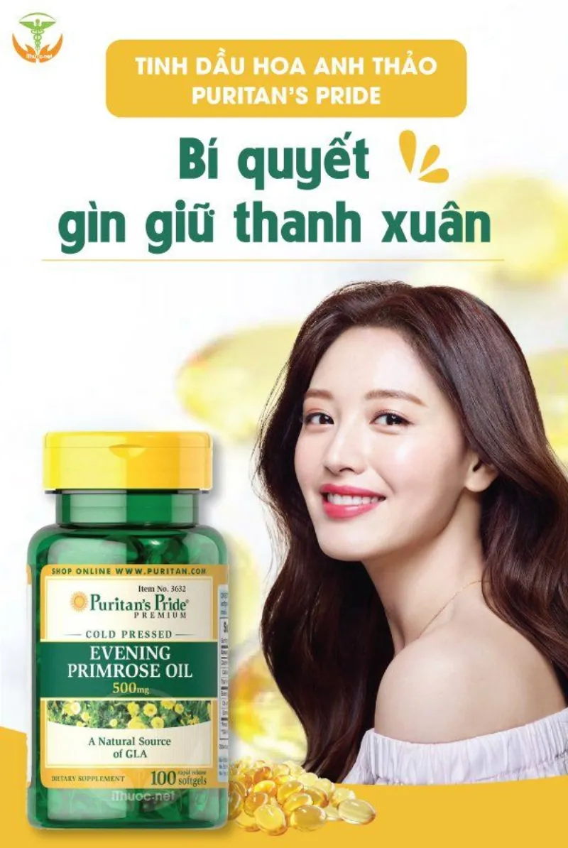 Tinh dầu hoa Anh Thảo Evening Primrose Oil 500mg