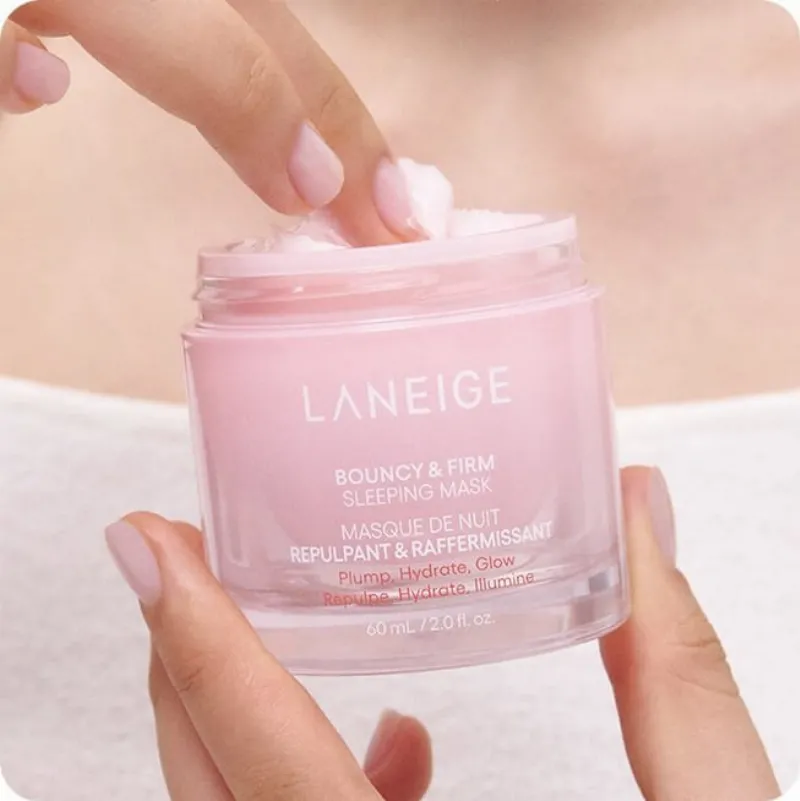 Trải nghiệm Laneige Bouncy & Firm Sleeping Mask