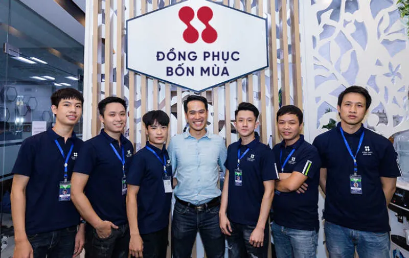 Đội ngũ xưởng may áo teambuilding Đồng Phục Bốn Mùa